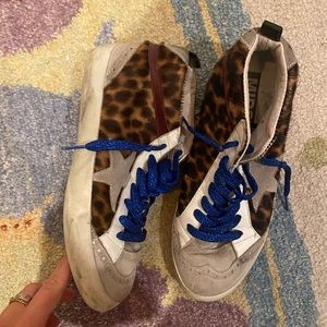 CHEETAH GOLDEN GOOSE SNEAKERS IN SIZE 37